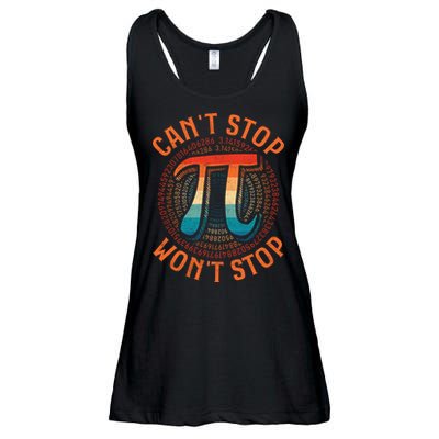 CAN'T STOP WON'T STOP PI DAY 3 Ladies Essential Flowy Tank