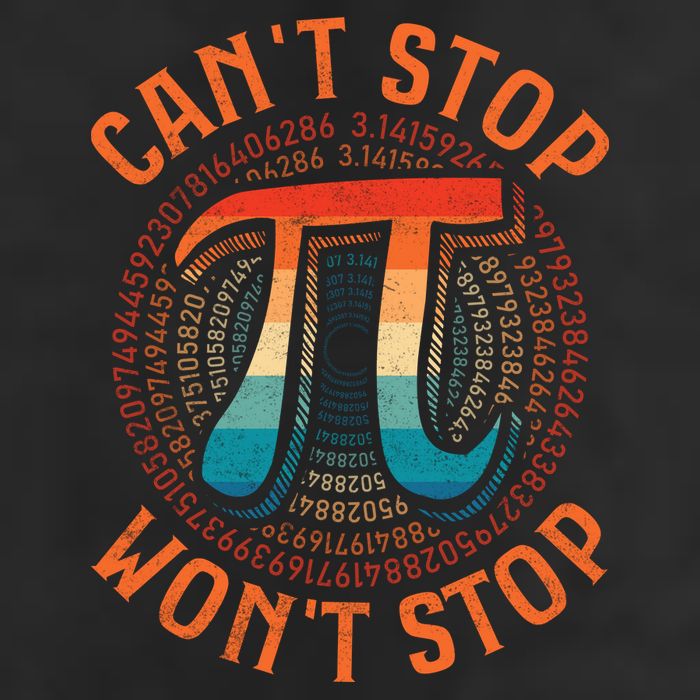 CAN'T STOP WON'T STOP PI DAY 3 Crop Fleece Hoodie