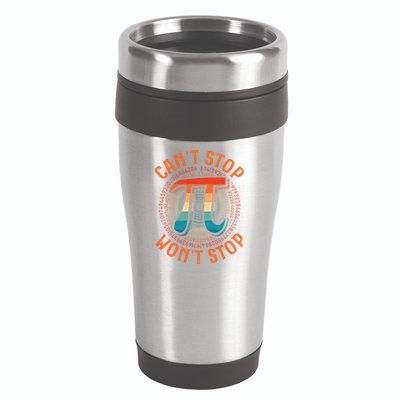 CAN'T STOP WON'T STOP PI DAY 3 16oz Travel Tumbler