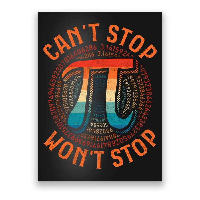 CAN'T STOP WON'T STOP PI DAY 3 Poster