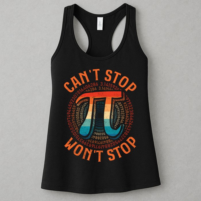 CAN'T STOP WON'T STOP PI DAY 3 Womens Tank Top