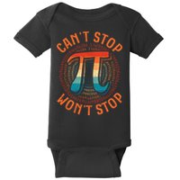 CAN'T STOP WON'T STOP PI DAY 3 Baby Bodysuit