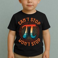 CAN'T STOP WON'T STOP PI DAY 3 Toddler T-Shirt