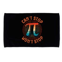 CAN'T STOP WON'T STOP PI DAY 3 Microfiber Hand Towel