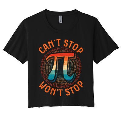 CAN'T STOP WON'T STOP PI DAY 3 Crop Top