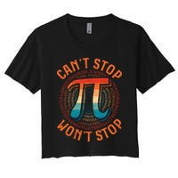 CAN'T STOP WON'T STOP PI DAY 3 Crop Top