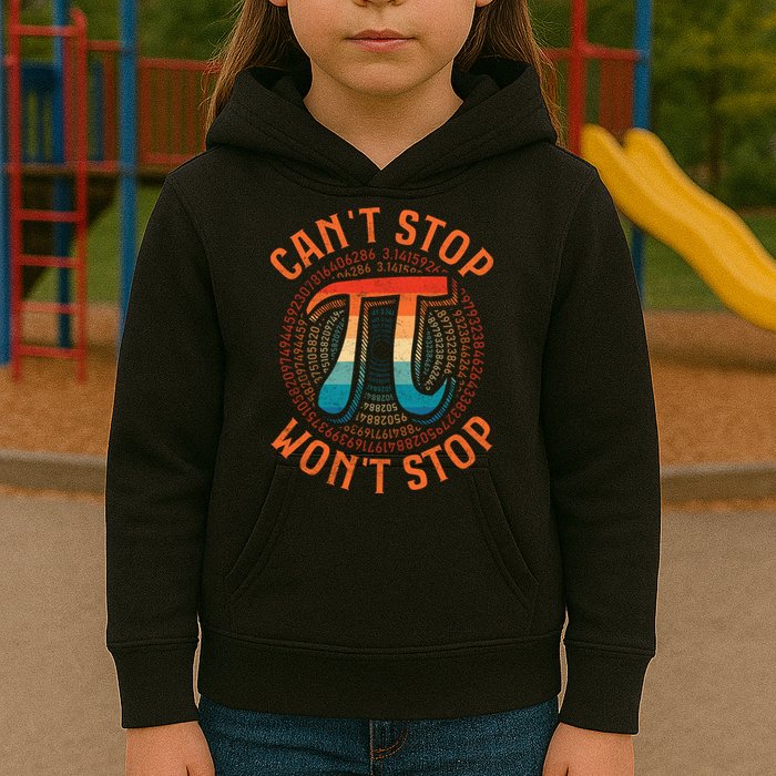 CAN'T STOP WON'T STOP PI DAY 3 Kids Hoodie