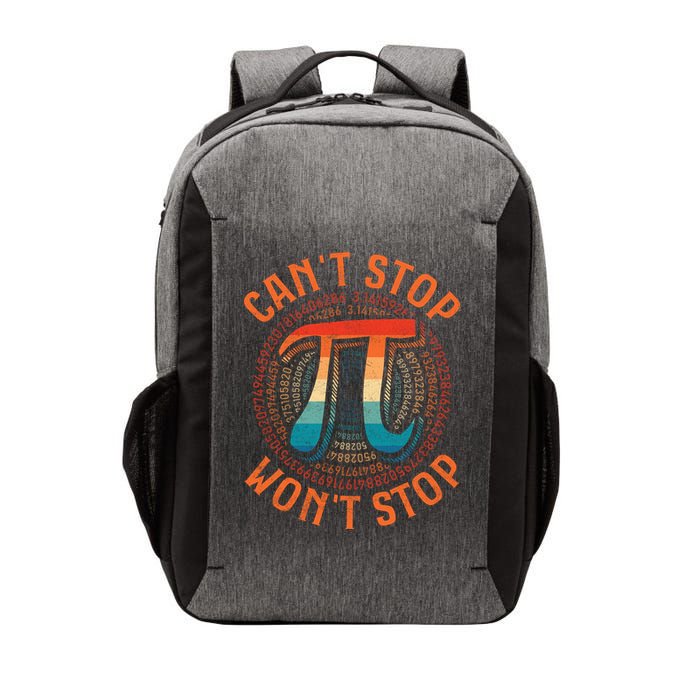 CAN'T STOP WON'T STOP PI DAY 3 Vector Backpack