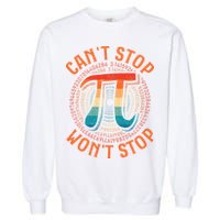 CAN'T STOP WON'T STOP PI DAY 3 Garment-Dyed Sweatshirt
