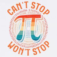 CAN'T STOP WON'T STOP PI DAY 3 Garment-Dyed Sweatshirt