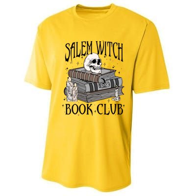 Cool Salem Witch Book Club Book Lovers Spooky Halloween Gift Performance Sprint T-Shirt