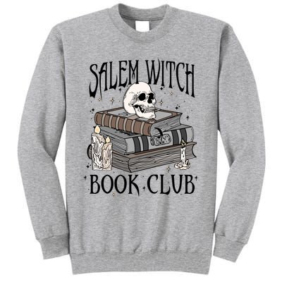 Cool Salem Witch Book Club Book Lovers Spooky Halloween Gift Tall Sweatshirt