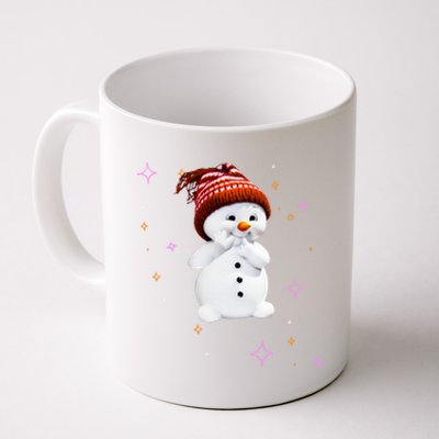 Cute Snow With Snowflakes For Christmas Funny Gift Coffee Mug