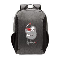 Cute Sloth With Cup Happy Valentines Day Vector Backpack