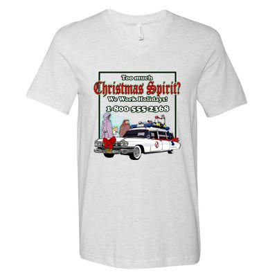 Christmas Shirt Who You Gonna Carol Shirt V-Neck T-Shirt