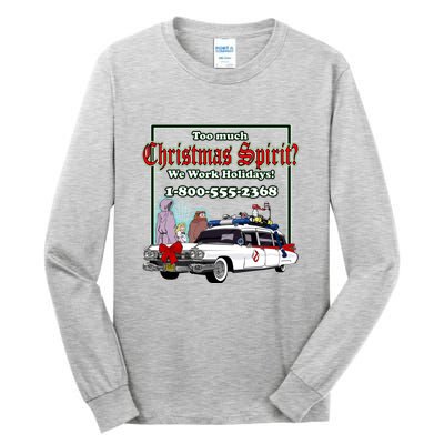 Christmas Shirt Who You Gonna Carol Shirt Tall Long Sleeve T-Shirt