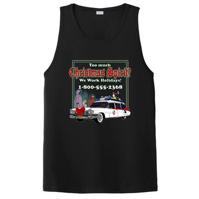 Christmas Shirt Who You Gonna Carol Shirt PosiCharge Competitor Tank