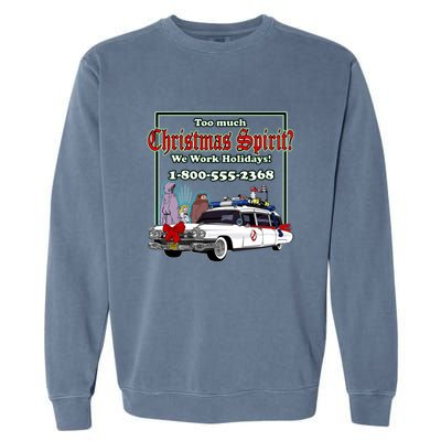 Christmas Shirt Who You Gonna Carol Shirt Garment-Dyed Sweatshirt