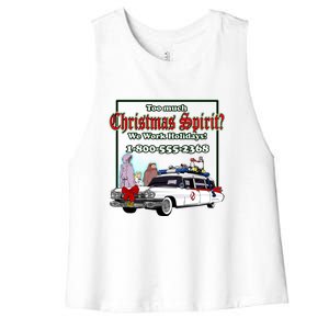 Christmas Shirt Who You Gonna Carol Shirt Women's Racerback Cropped Tank