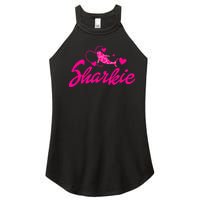 Cute Shark Womens Kids Funny Shark Women’s Perfect Tri Rocker Tank