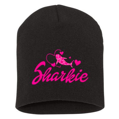 Cute Shark Womens Kids Funny Shark Short Acrylic Beanie