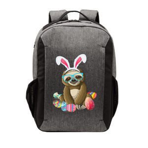 Cute Sloth With Bunny Ears Egg Hunting Easter Sloth Vector Backpack