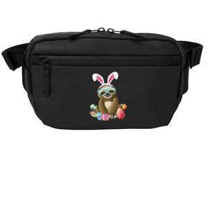 Cute Sloth With Bunny Ears Egg Hunting Easter Sloth Crossbody Pack