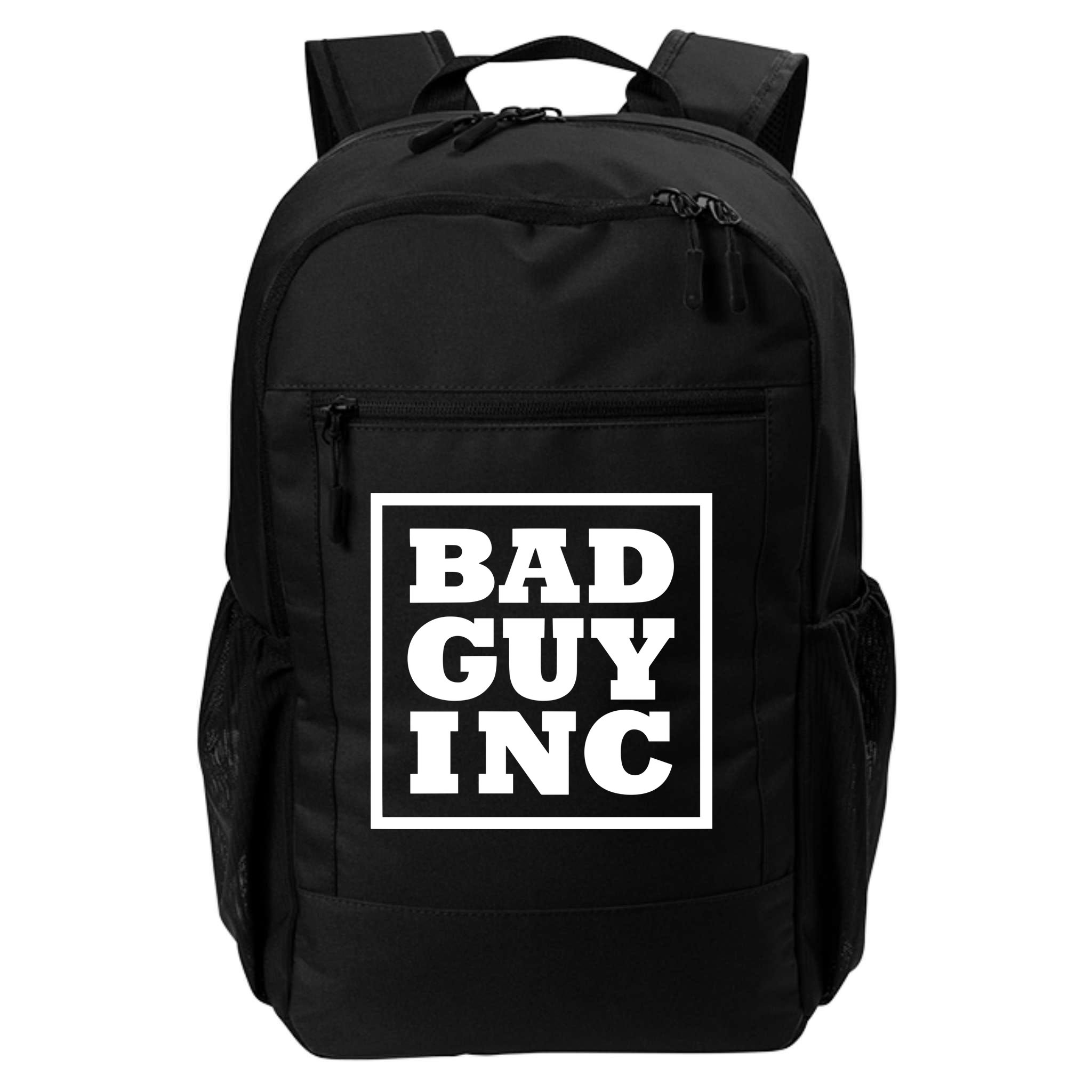Chael Sonnen Wearing Bad Guy Inc Backpack