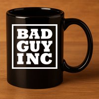 Chael Sonnen Wearing Bad Guy Inc 11oz C Handle Ceramic Mug