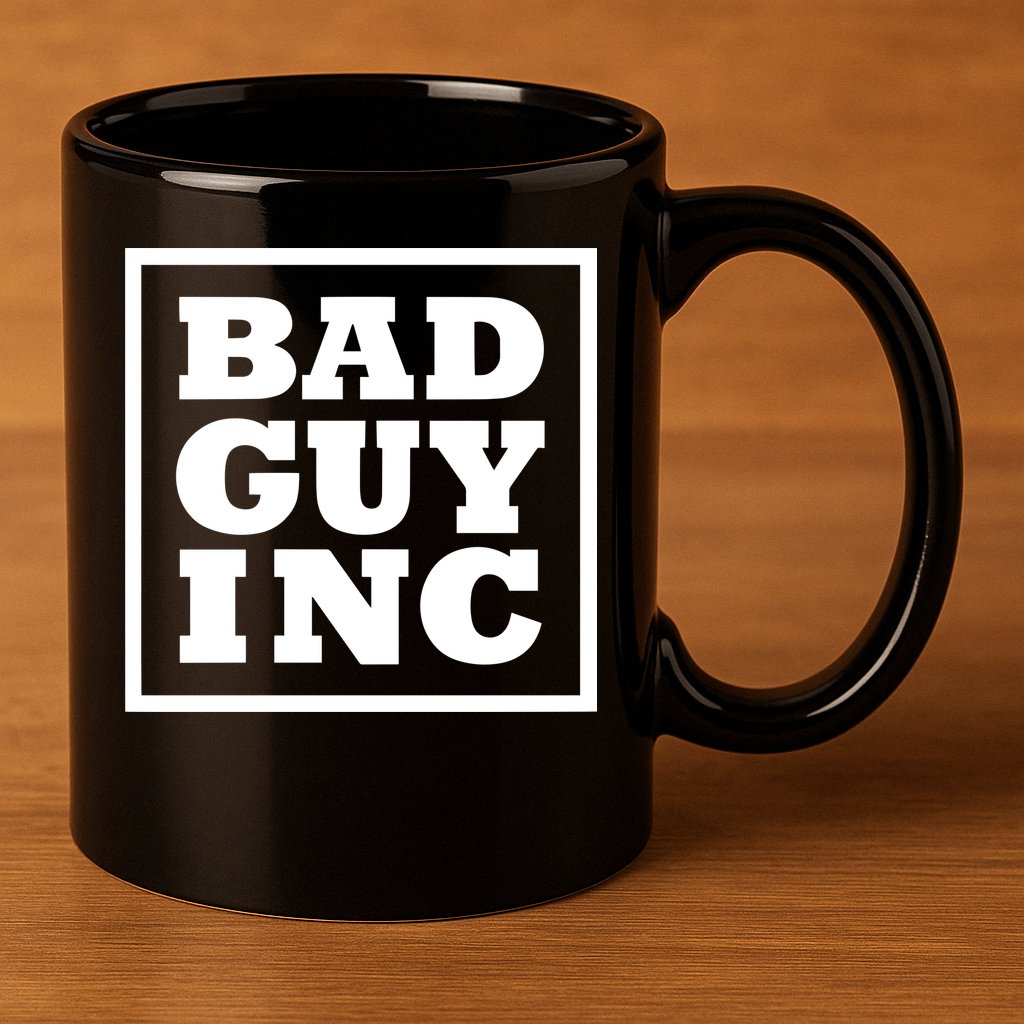 Chael Sonnen Wearing Bad Guy Inc 11oz C Handle Ceramic Mug