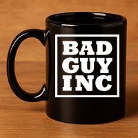 Chael Sonnen Wearing Bad Guy Inc 11oz C Handle Ceramic Mug