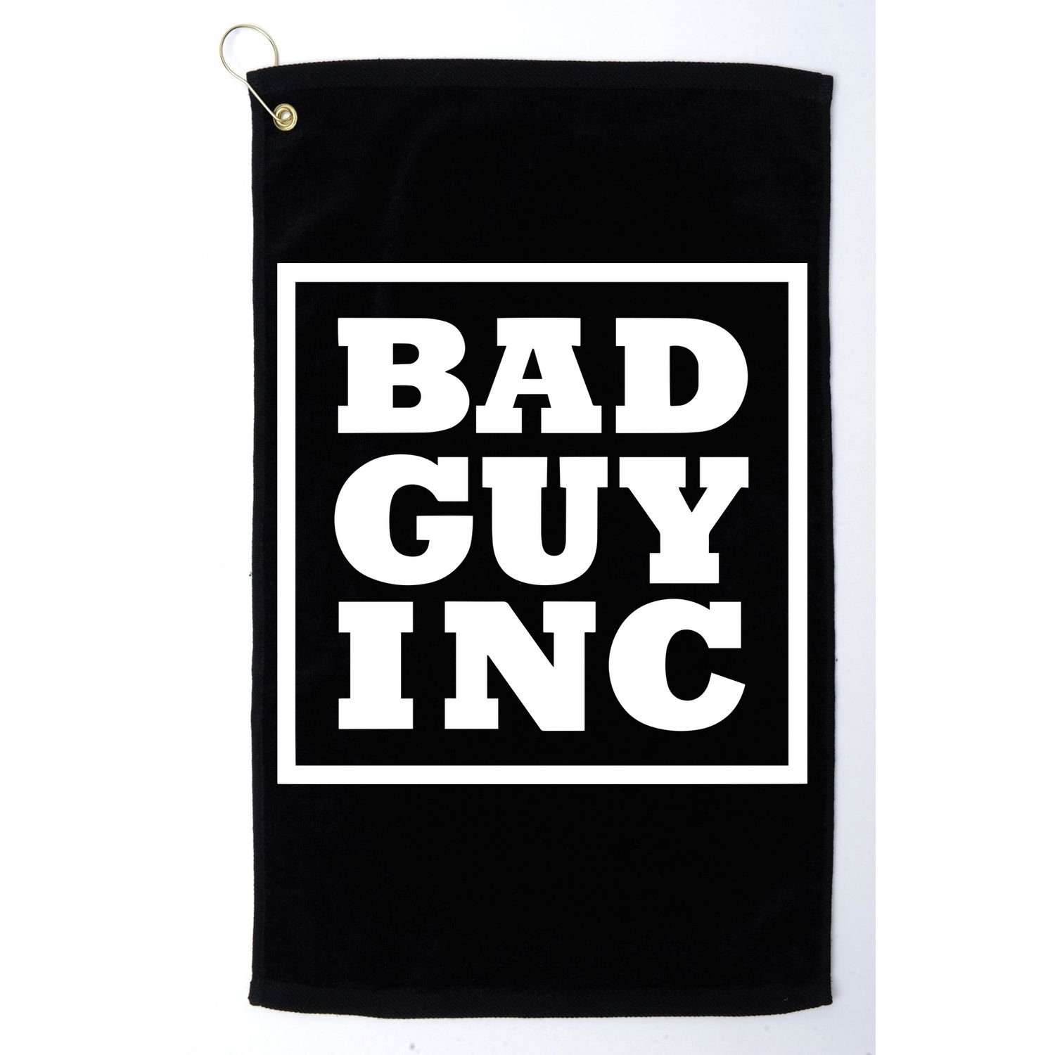 Chael Sonnen Wearing Bad Guy Inc Golf Towel