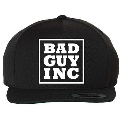 Chael Sonnen Wearing Bad Guy Inc Wool Snapback Cap