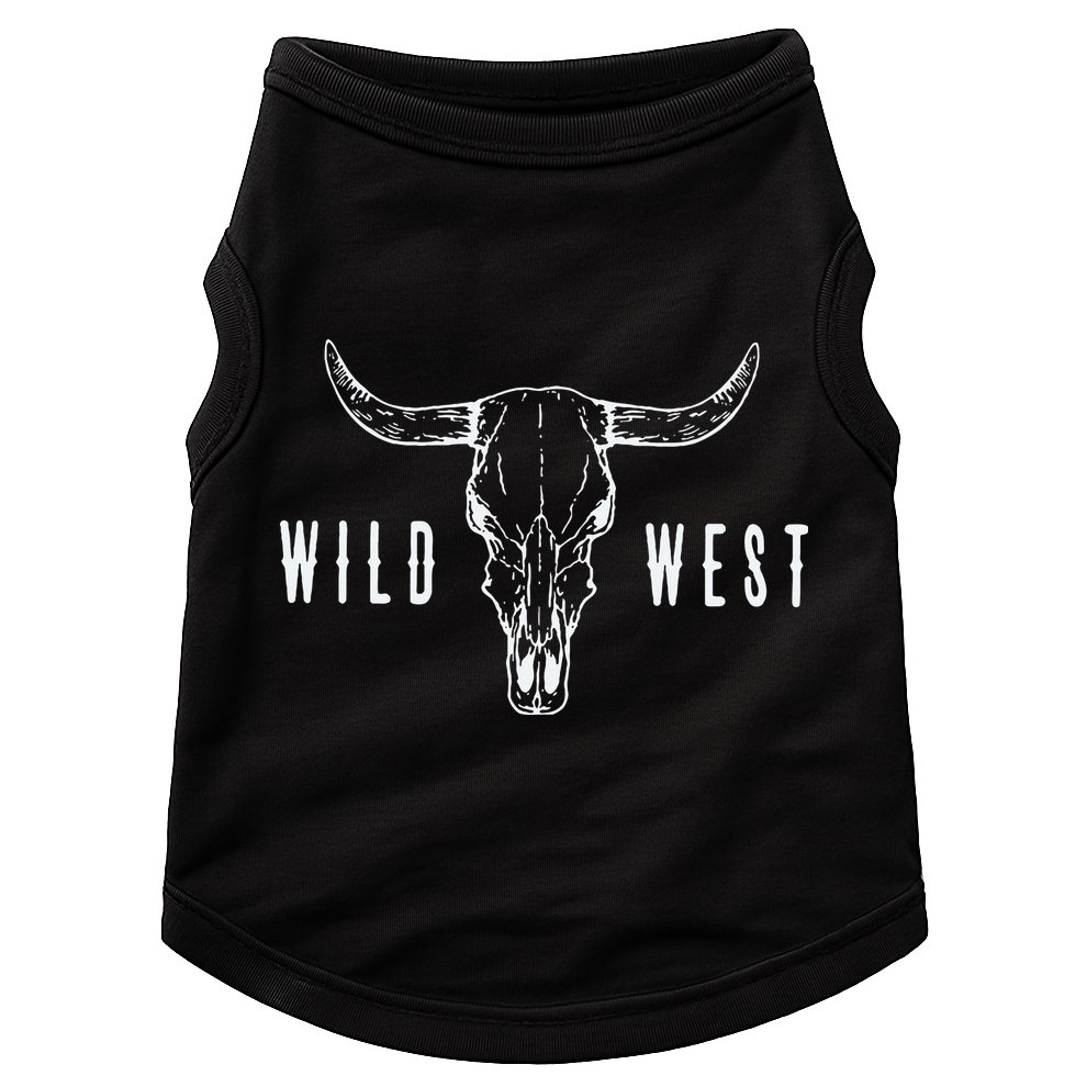 Cow Skull Wild West Doggie Tank