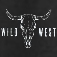 Cow Skull Wild West Adult Drive Performance Visor