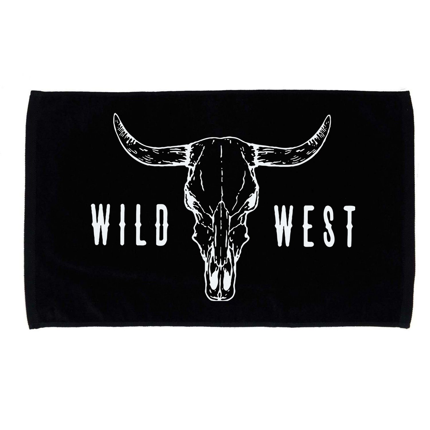 Cow Skull Wild West Microfiber Hand Towel