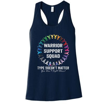 Cancer Survivor World Cancer Day Support Squad Women's Racerback Tank