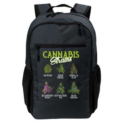 Cannabis Strain Weed Daily Commute Backpack