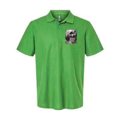 Cat Selfie With Ufo Alien Funny Cat Graphic Polo