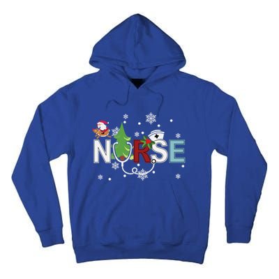 Christmas Stethoscope Xmas Tree Merry Christmas Nurse Gift Tall Hoodie