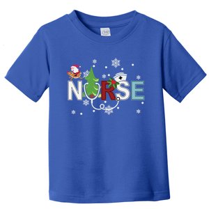 Christmas Stethoscope Xmas Tree Merry Christmas Nurse Gift Toddler T-Shirt