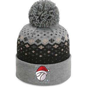 Christmas Santa Xmas Baseball Gift The Baniff Cuffed Pom Beanie