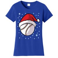 Christmas Santa Xmas Baseball Gift Women's T-Shirt