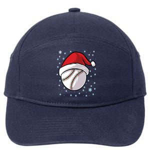 Christmas Santa Xmas Baseball Gift 7-Panel Snapback Hat