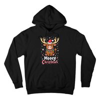 Christmas Santa Xmas Gift Merry Christmas Highland Cow Mooey Hoodie