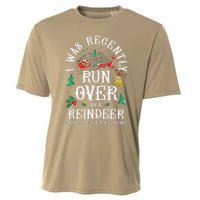 Christmas Sleigh Xmas I Was Recently Runover By Reindeer Cooling Performance Crew T-Shirt