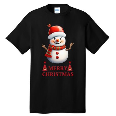 Christmas Snowman Xmas Party Tall T-Shirt