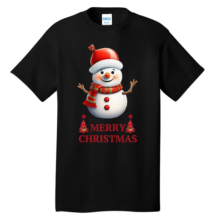 Christmas Snowman Xmas Party Tall T-Shirt