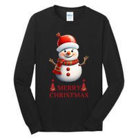 Christmas Snowman Xmas Party Tall Long Sleeve T-Shirt