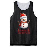 Christmas Snowman Xmas Party Mesh Reversible Basketball Jersey Tank